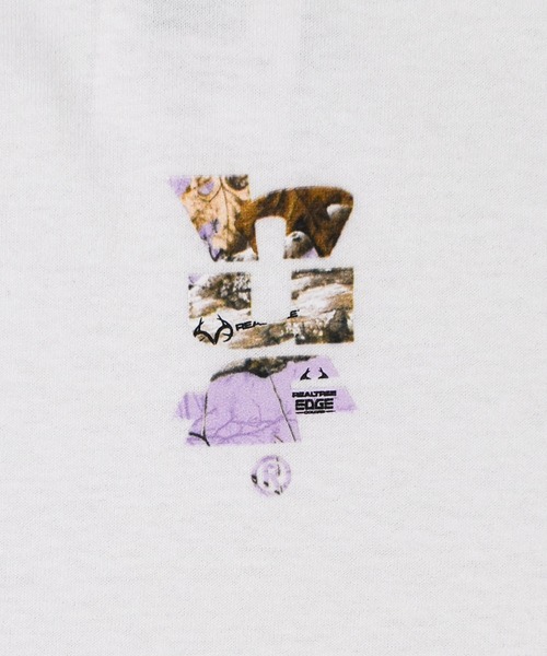 HUF(ハフ)の「【C-HUF2】【HUF×REALTREE/ハフ×リアルツリー】REALTREE MEGABLAST L/S TEE TS02549(Tシャツ/カットソー・メンズ・ホワイト/ブラック・SMALL/MEDIUM/LARGE/X-LARGE/XX-LARGE)」の12枚目の写真
