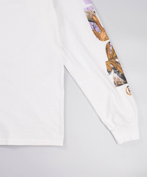 HUF(ハフ)の「【C-HUF2】【HUF×REALTREE/ハフ×リアルツリー】REALTREE MEGABLAST L/S TEE TS02549(Tシャツ/カットソー・メンズ・ホワイト/ブラック・SMALL/MEDIUM/LARGE/X-LARGE/XX-LARGE)」の13枚目の写真