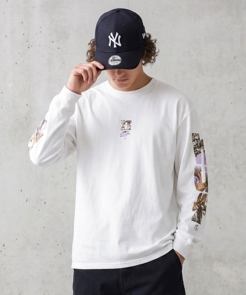 HUF(ハフ)の「【C-HUF2】【HUF×REALTREE/ハフ×リアルツリー】REALTREE MEGABLAST L/S TEE TS02549(Tシャツ/カットソー・メンズ・ホワイト/ブラック・SMALL/MEDIUM/LARGE/X-LARGE/XX-LARGE)」の17枚目の写真