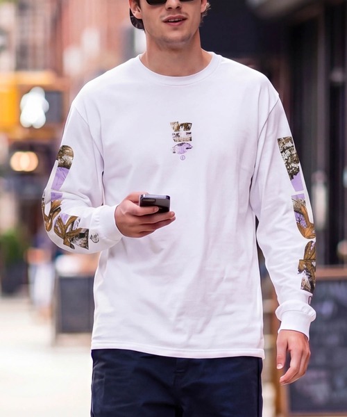 HUF(ハフ)の「【C-HUF2】【HUF×REALTREE/ハフ×リアルツリー】REALTREE MEGABLAST L/S TEE TS02549(Tシャツ/カットソー・メンズ・ホワイト/ブラック・SMALL/MEDIUM/LARGE/X-LARGE/XX-LARGE)」の20枚目の写真