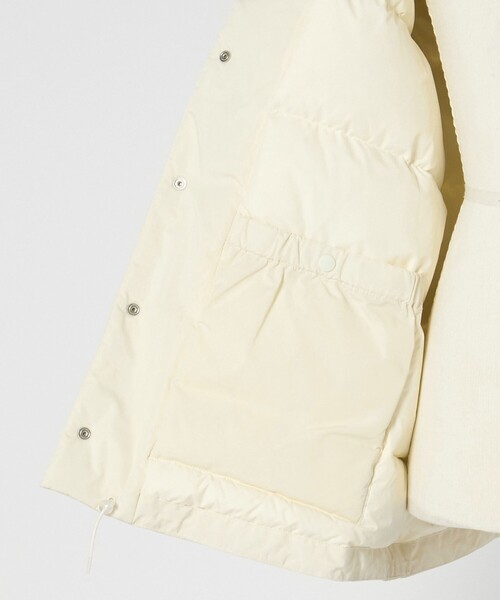 LOEFF（ロエフ）の「＜LOEFF＞タフタ スタンドカラー ダウンコート（その他アウター・レディース・オフホワイト/ブラック・0/1）」の9枚目の写真