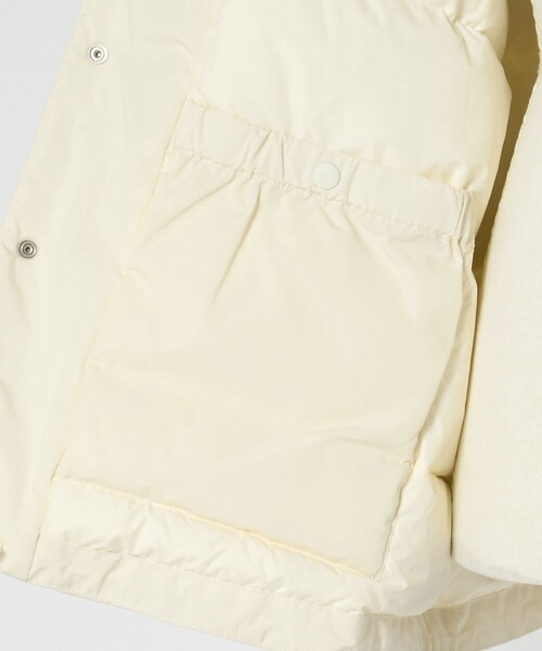 LOEFF（ロエフ）の「＜LOEFF＞タフタ スタンドカラー ダウンコート（その他アウター・レディース・オフホワイト/ブラック・0/1）」の10枚目の写真