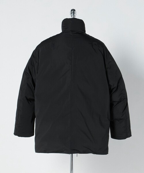 【完売品】タフタスタンドカラーダウン-撥水・ウォッシャブル- ブラック38 LOEFF＞タフタ スタンドカラー ダウンコート（その他アウター）｜LOEFF