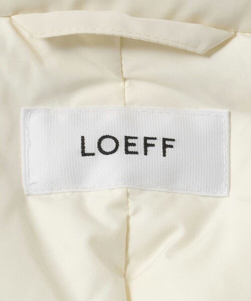 LOEFF（ロエフ）の「＜LOEFF＞タフタ スタンドカラー ダウンコート（その他アウター・レディース・オフホワイト/ブラック・0/1）」の17枚目の写真
