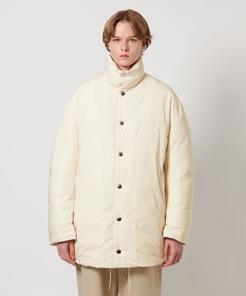 LOEFF（ロエフ）の「＜LOEFF＞タフタ スタンドカラー ダウンコート（その他アウター・レディース・オフホワイト/ブラック・0/1）」の22枚目の写真