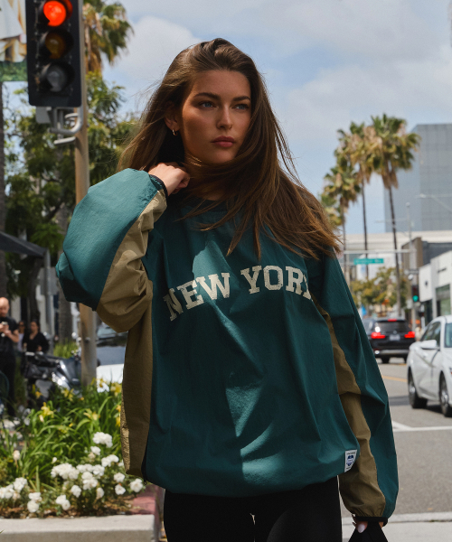 ERER（エルエル）の「[UN] Vintage Painted Warm-up Green（Tシャツ/カットソー・レディース・グリーン・1/2/3）」の3枚目の写真