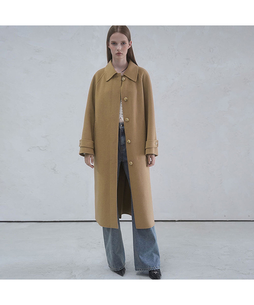 セール】Louvre Handmade Wool Coat CAMEL（ダッフルコート