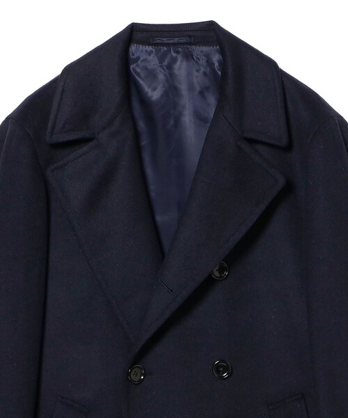 ウールカシミヤ ロングピーコート（ピーコート）｜BRILLA per il gusto