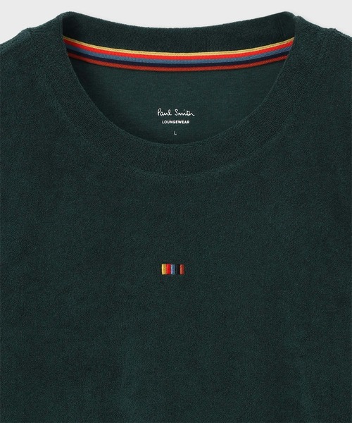 Paul Smith(ポールスミス)の「【リラクシングウェア】アーティストストライプポイント スウェット【853292 7121XL】(スウェット・メンズ・グリーン/ブラック/グレー・X-LARGE)」の4枚目の写真