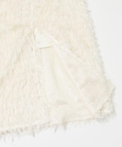 URBAN RESEARCH（アーバンリサーチ）の「フリンジジャガードスカート（スカート・レディース・ブラック/オフホワイト・38/36）」の6枚目の写真