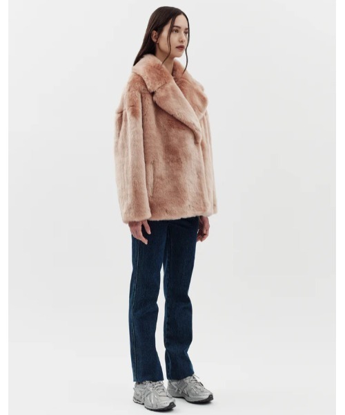 jakke(ジャッキー)の「RITA COAT(その他アウター・レディース・ライトピンク・S)」の2枚目の写真