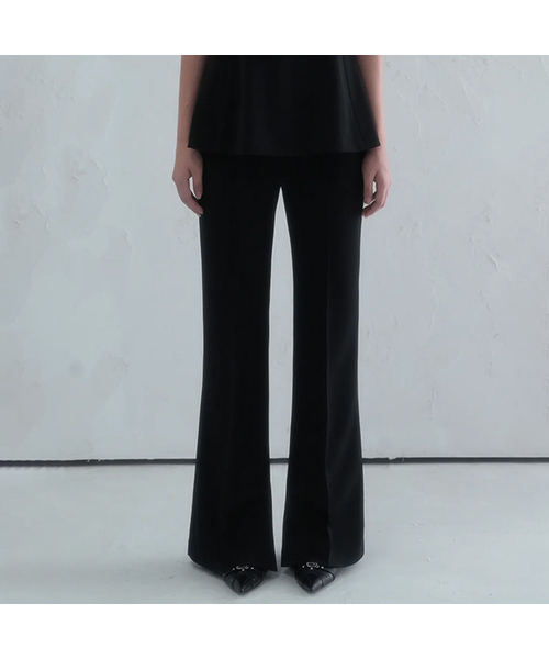 Vivacious(ビバシャス)の「Par Pintuck Bootscut Slacks BLACK(スラックス・レディース・ブラック・SMALL/MEDIUM/LARGE)」の1枚目の写真