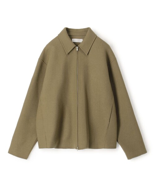 フル ウールカシミヤダブルフェイス ジップブルゾン（ブルゾン）｜EDITION