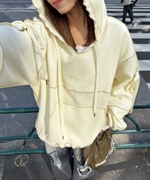 CIAOPANIC | 裏起毛レースアップスリーブメローパーカー(パーカー)