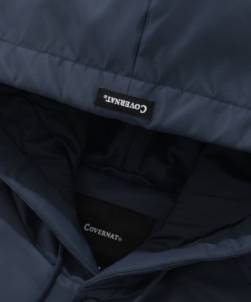 COVERNAT(カバーナット)の「スポーツクラブ フードパーカ コーチジャケット ネイビー(ナイロンジャケット・レディース・その他・LARGE/MEDIUM/SMALL/X-LARGE)」の5枚目の写真
