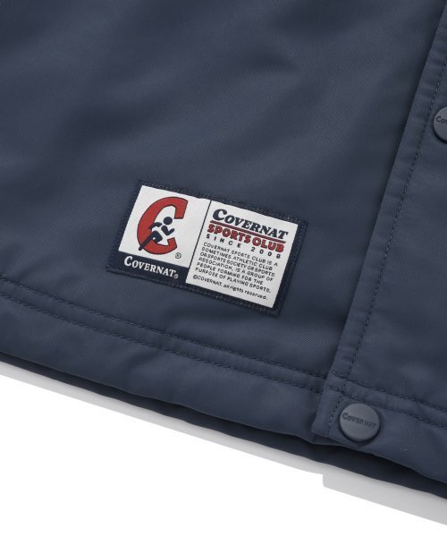 COVERNAT(カバーナット)の「スポーツクラブ フードパーカ コーチジャケット ネイビー(ナイロンジャケット・レディース・その他・LARGE/MEDIUM/SMALL/X-LARGE)」の12枚目の写真