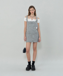grove | BLAKE DENIM OVERALL (GREY)(サロペット/オーバーオール)