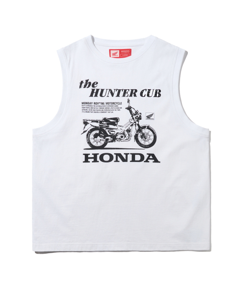 PHYPS MOTORCYCLE(フィップスモーターサイクル)の「Hunter Cub Sleeveless White(Tシャツ/カットソー・レディース・その他・MEDIUM/LARGE/X-LARGE)」の2枚目の写真