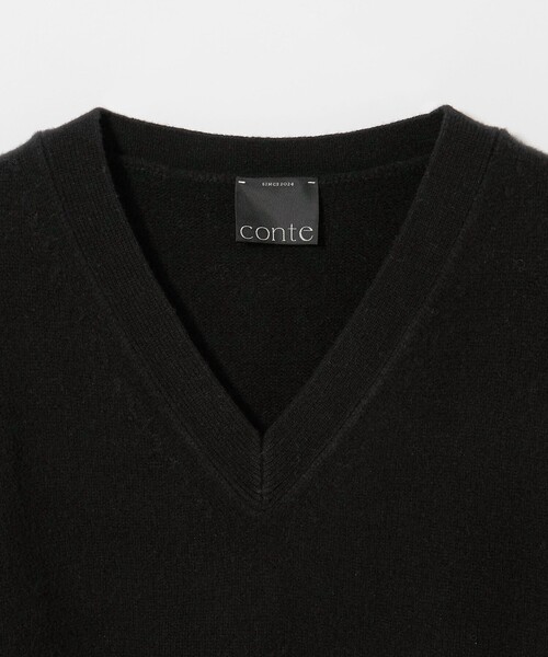 セール】＜conte＞ウール Vネックニット（ニット/セーター）｜conte
