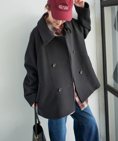 Spick & Span(スピックアンドスパン)の「《追加》S160スタンドカラーショートコート(その他アウター・レディース・ブラック/ベージュ/ブラウン・34/38/36)」の17枚目の写真