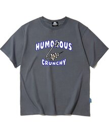 デイジーピングラフィックTシャツ - グレー