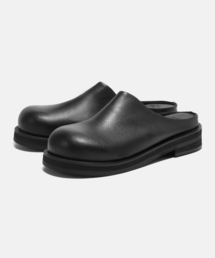 CUSTOMADE（カスタムエイド）の「4cm 牛革 ユニセックス ミュール ノア(CR0071BK)（サンダル）」