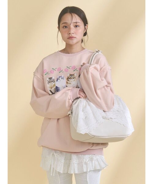 merry jenny（メリージェニー）の「クリームボストンバッグ（ボストンバッグ・レディース・ベージュ/アイボリー・FREE）」の13枚目の写真