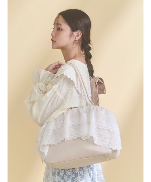 merry jenny（メリージェニー）の「クリームボストンバッグ（ボストンバッグ・レディース・ベージュ/アイボリー・FREE）」の14枚目の写真