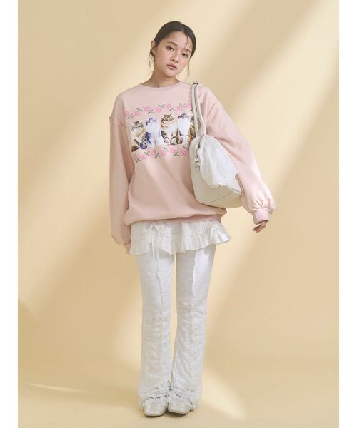 merry jenny（メリージェニー）の「クリームボストンバッグ（ボストンバッグ・レディース・ベージュ/アイボリー・FREE）」の3枚目の写真