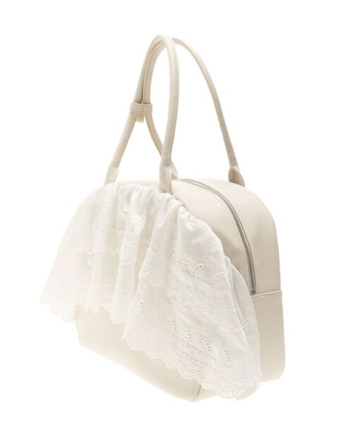 merry jenny（メリージェニー）の「クリームボストンバッグ（ボストンバッグ・レディース・ベージュ/アイボリー・FREE）」の6枚目の写真