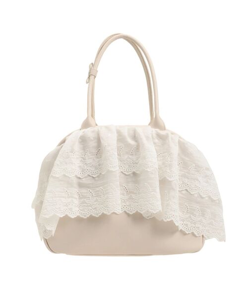 merry jenny（メリージェニー）の「クリームボストンバッグ（ボストンバッグ・レディース・ベージュ/アイボリー・FREE）」の11枚目の写真