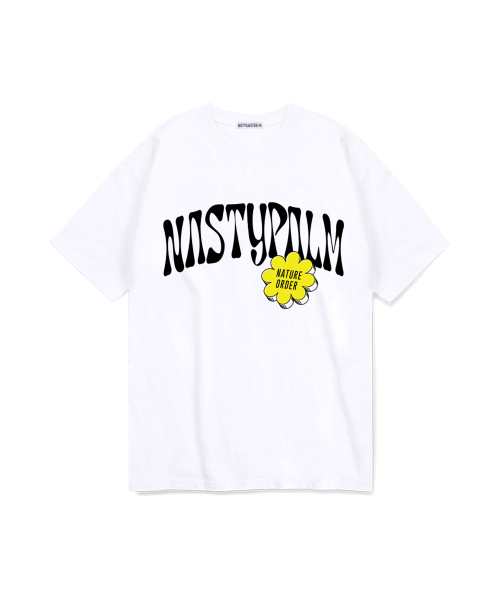 NP STUDIO(エヌピースタジオ)の「ネイチャーアートロゴTシャツホワイト(Tシャツ/カットソー・レディース・その他・X-LARGE)」の1枚目の写真