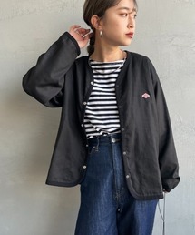 DANTON（ダントン）の「【WEB先行予約】[DANTON/ダントン] Vネック リネンシャツカーディガン（シャツ/ブラウス）」