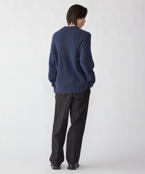 City Ambient Products（シティアンビエントプロダクツ）の「City Ambient Products: ソフト ヤーン カルゼ ニットポロ（ポロシャツ・メンズ・グレー/ブラック/レッド/ネイビー・SMALL/MEDIUM/LARGE）」の19枚目の写真