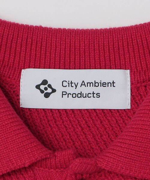 City Ambient Products（シティアンビエントプロダクツ）の「City Ambient Products: ソフト ヤーン カルゼ ニットポロ（ポロシャツ・メンズ・グレー/ブラック/レッド/ネイビー・SMALL/MEDIUM/LARGE）」の16枚目の写真