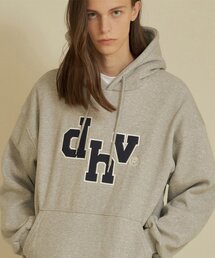 DEHEVE（デヘヴェ）の「DHV アンダー刺繍フード [メランジェグレー]（パーカー）」