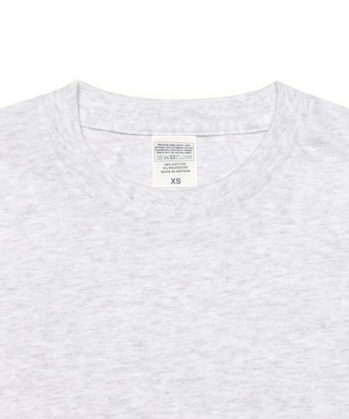 C WEAR BY THE GENIUS（シーウェアバイザジーニアス）の「メンズクロップTシャツメランジホワイト（Tシャツ/カットソー・メンズ・その他・LARGE/XX-LARGE/X-SMALL/SMALL/MEDIUM/X-LARGE）」の8枚目の写真