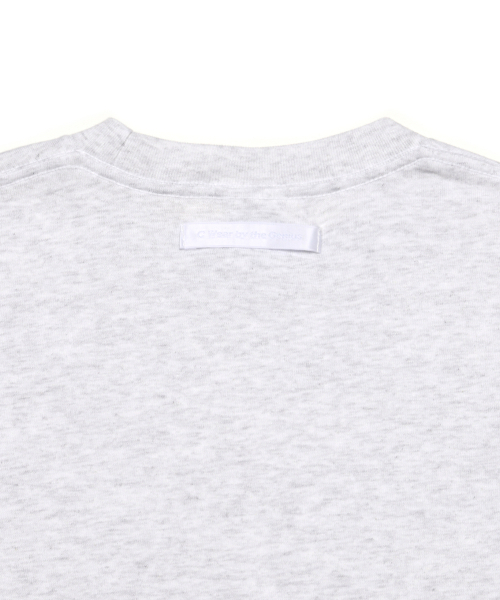 C WEAR BY THE GENIUS（シーウェアバイザジーニアス）の「メンズクロップTシャツメランジホワイト（Tシャツ/カットソー・メンズ・その他・LARGE/XX-LARGE/X-SMALL/SMALL/MEDIUM/X-LARGE）」の10枚目の写真