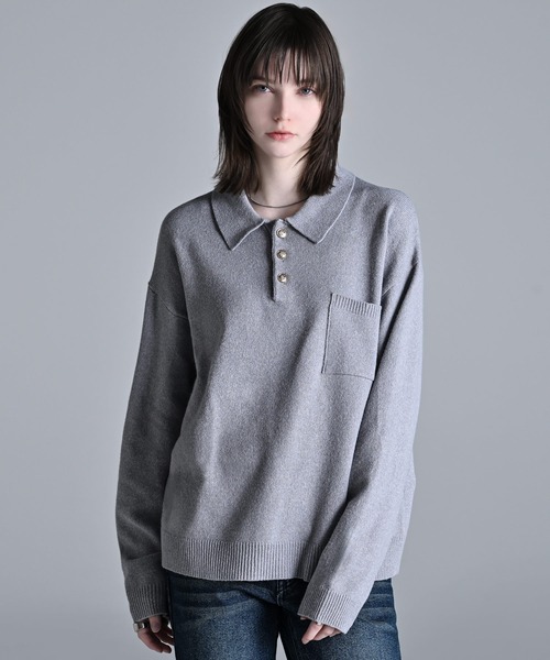 7G Comfort Knit Polo / 7ゲージ コンフォート ニットポロ 7G Comfort Knit Polo / 7ゲージ コンフォート ニットポロ（ポロシャツ