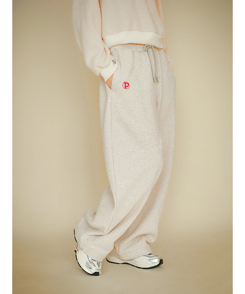 PSUCHE(プシュケ)の「2WAY OVERFIT SWEATPANTS_MELANGE CREAM(スウェットパンツ・レディース・その他・MEDIUM/LARGE)」の3枚目の写真