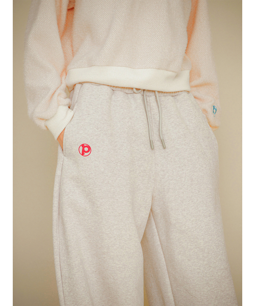 PSUCHE(プシュケ)の「2WAY OVERFIT SWEATPANTS_MELANGE CREAM(スウェットパンツ・レディース・その他・MEDIUM/LARGE)」の4枚目の写真