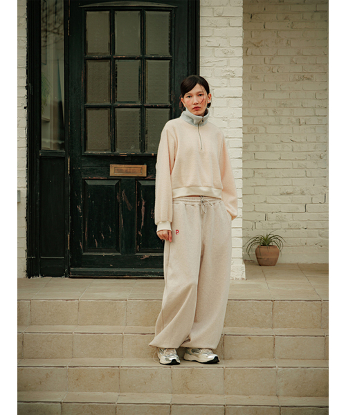 PSUCHE(プシュケ)の「2WAY OVERFIT SWEATPANTS_MELANGE CREAM(スウェットパンツ・レディース・その他・MEDIUM/LARGE)」の5枚目の写真