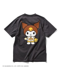 サンリオキャラクターズ × ホームゲーム [HOMEGAME] - クロミ 半袖 Tシャツ [KUROMI UNIFORM TEE BLACK HG2501103]