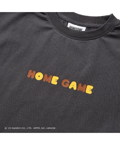 sanrio（サンリオ）の「サンリオキャラクターズ × ホームゲーム [HOMEGAME] - クロミ 半袖 Tシャツ [KUROMI UNIFORM TEE BLACK HG2501103]（Tシャツ/カットソー・レディース・ブラック・LARGE/MEDIUM/SMALL/X-LARGE）」の4枚目の写真