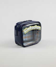 KIMHACHAN（キムハチャン）の「Retro Logo PVC Cosmetic Pouch - Navy（ポーチ）」
