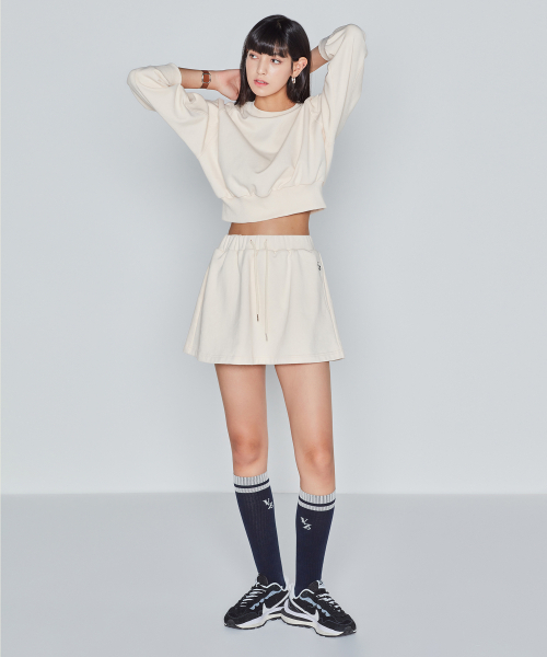 DAVE&DAZE(デイブアンドデイズ)の「A-LINE SWEAT SKIRT - IVORY(スカート・レディース・その他・FREE)」の6枚目の写真