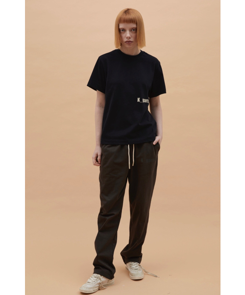K-GARMENT(カメント)の「UビッグKプリントTシャツ ブラック(Tシャツ/カットソー・レディース・その他・SMALL/LARGE/X-LARGE)」の1枚目の写真