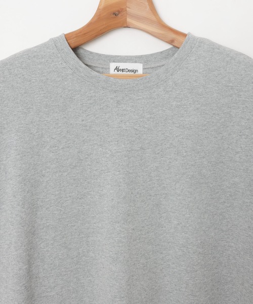 andme(アンドミー)の「ビッグシルエット長袖Tシャツワンピース(ワンピース・レディース・ブラック/杢グレー/キナリ・FREE)」の13枚目の写真