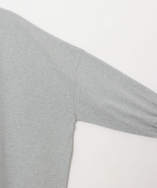 andme(アンドミー)の「ビッグシルエット長袖Tシャツワンピース(ワンピース・レディース・ブラック/杢グレー/キナリ・FREE)」の14枚目の写真