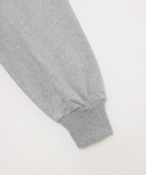 andme(アンドミー)の「ビッグシルエット長袖Tシャツワンピース(ワンピース・レディース・ブラック/杢グレー/キナリ・FREE)」の15枚目の写真